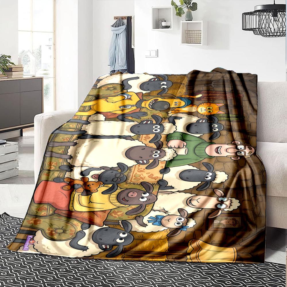Shaun Blanket, High quality Comfortable for All Seasons, Home Decor, Warmth and Comfort
