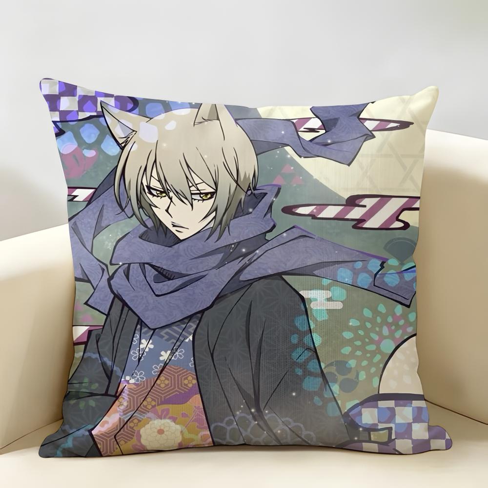 Anime KKamisama Hajimemashita Cushion Cover Natural Linen Organic Fabric DoubleSided Printing Room Sofa Decor Pillow Case
