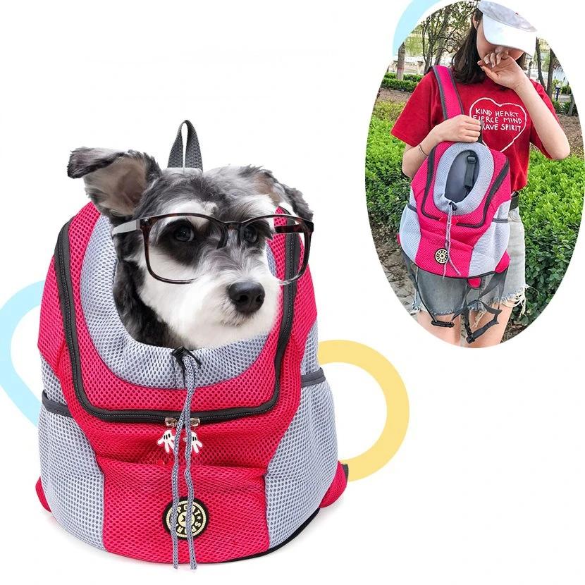 Cat Backpack Go Backpack Travel Portable Breathable All Seasons Carrier Dog Chest Backpack Pet Supplies Accessories