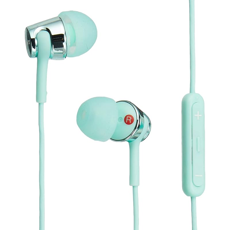 

sony earphones MDR-EX150IP : Canal type Includes remote control and microphone for iPhone/iPod/iPad mint blue L
