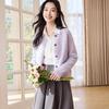 Women's Rose Button Knitted Cardigan