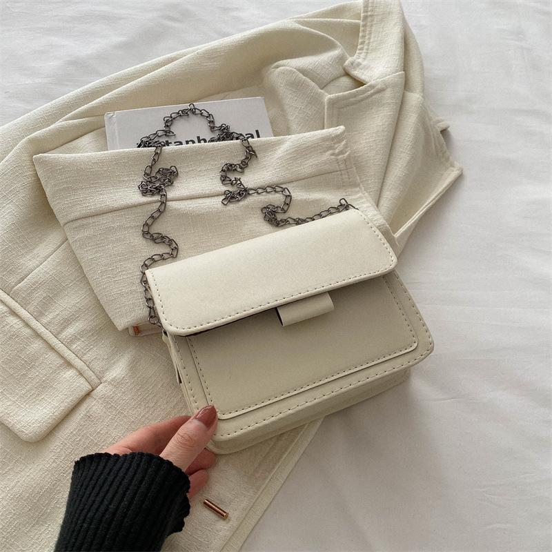 Tasche Persönlichkeit Einfache Umhängetasche Weibliche Schönheit Mode Schultertasche Neuer Trend Kleine quadratische Tasche