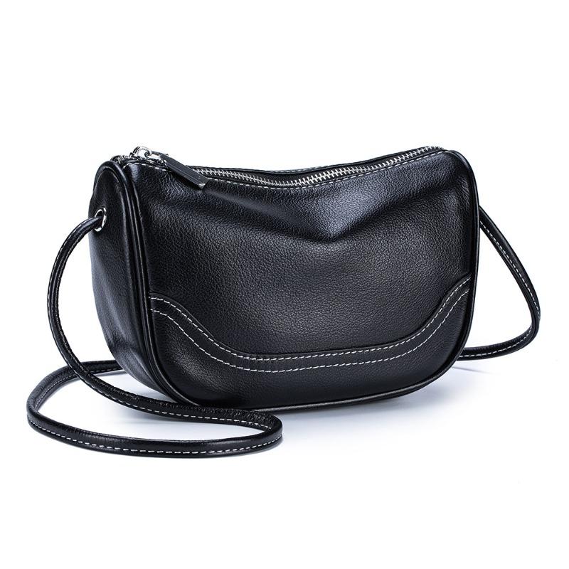 New niche design bag women's retro shoulder armpit bag versatile messenger dumpling bag leather lightweight shell bag