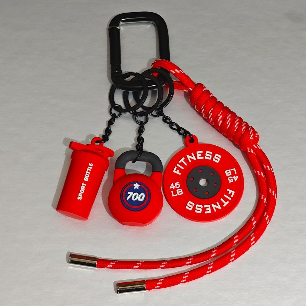 

Mini Simulation Dumbbells Keyring Kettlebells Fitness Series Pendant Friends Style 1