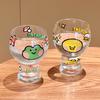 Minini Brown Bear Glass Water Cup 2025 New Summer Beer Cup Large Capacity Juice Milk Coffee Cup Female