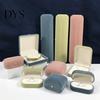 Small Velvet Jewelry Pouch Pearl Box, Anti-Scratch Lining Organizer with Golden Metal Bridal Keepsake Box Buckle, Decorative Storage Case for