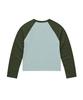 COVERNAT WOMAN Raglan Contrast Long Sleeve Sky Blue