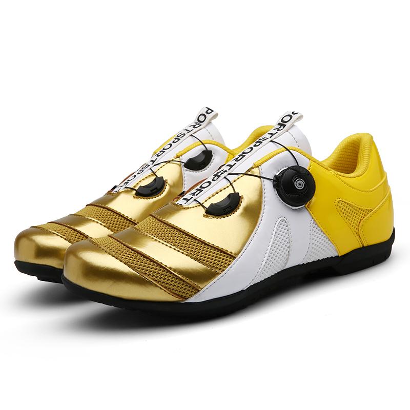 

Men Women Speed Cycling Road Bike Flat Shoes Sports Route Footwear Cleat Men Sneakers Racing Women Bicycle Mountain 36