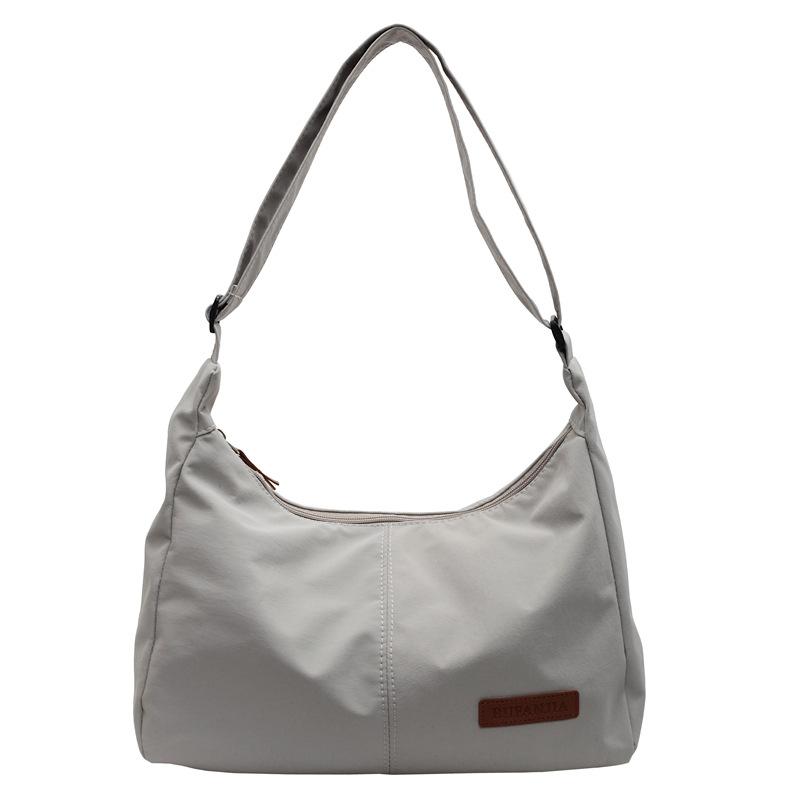 Casual Canvas Bag Fashionable Large-capacity Tote Bag Commuter Simple Single-shoulder Crossbody Bag