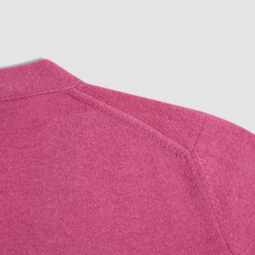 CDG Kawakubo Herz V-Ausschnitt Woll-Cardigan - Japanischer Stil PLAY Strickpullover