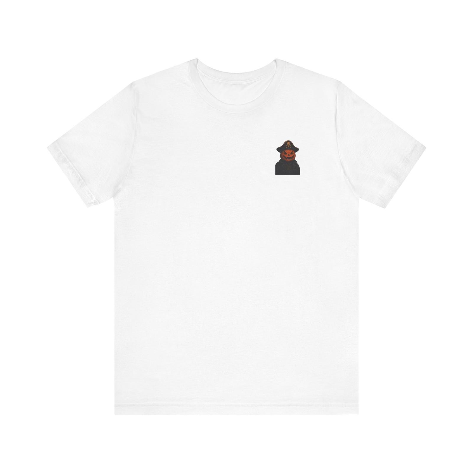 Halloween Tee Shirt Pirate Pumpkin Spooky Vibes T Funny Casual S разноцветный