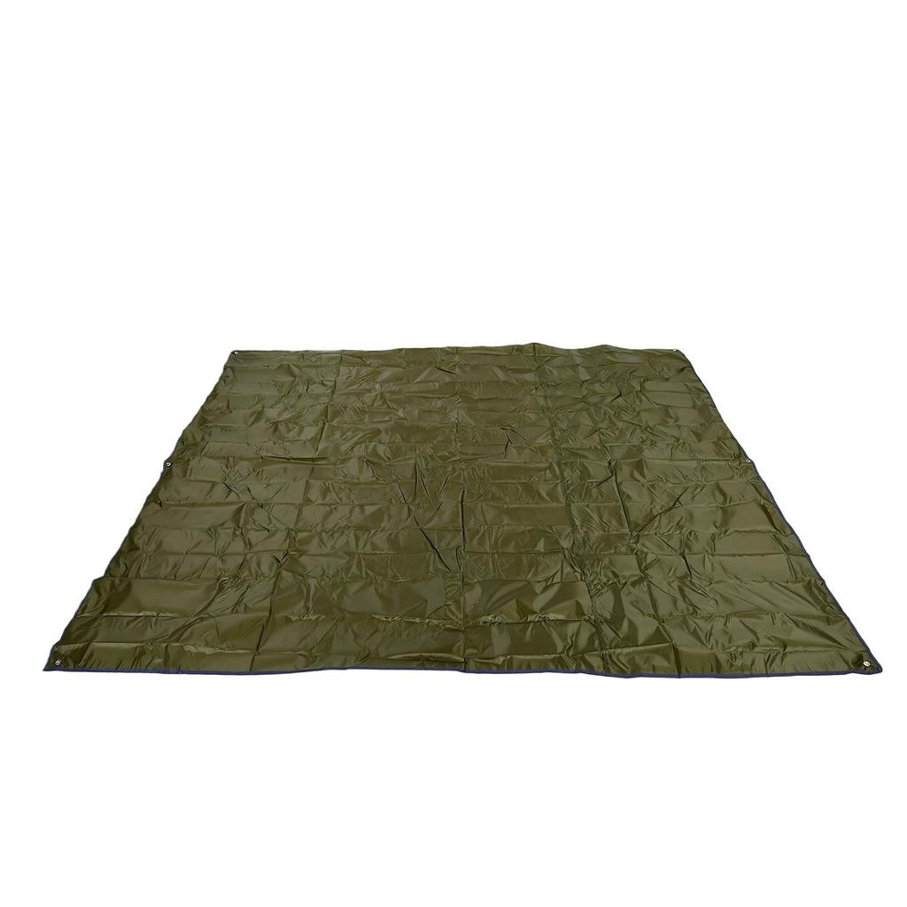 Large Picnic Mat 420D Oxford Fabric Outdoor Camping Tarp Foldable Tent Footprint with 4 Aluminum Stakes for Lawn Beach
