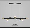 Modern minimalist restaurant chandelier remote dimmable Nordic creative LED chandelier living room lighting home decoration