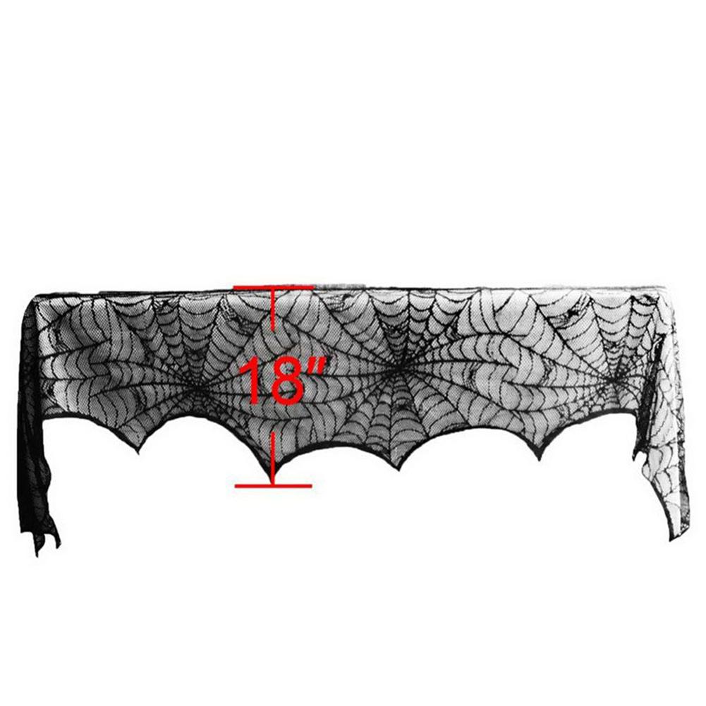 Unique Spider Web Lace Table Runner for Halloween Enhance Your Party Ambience