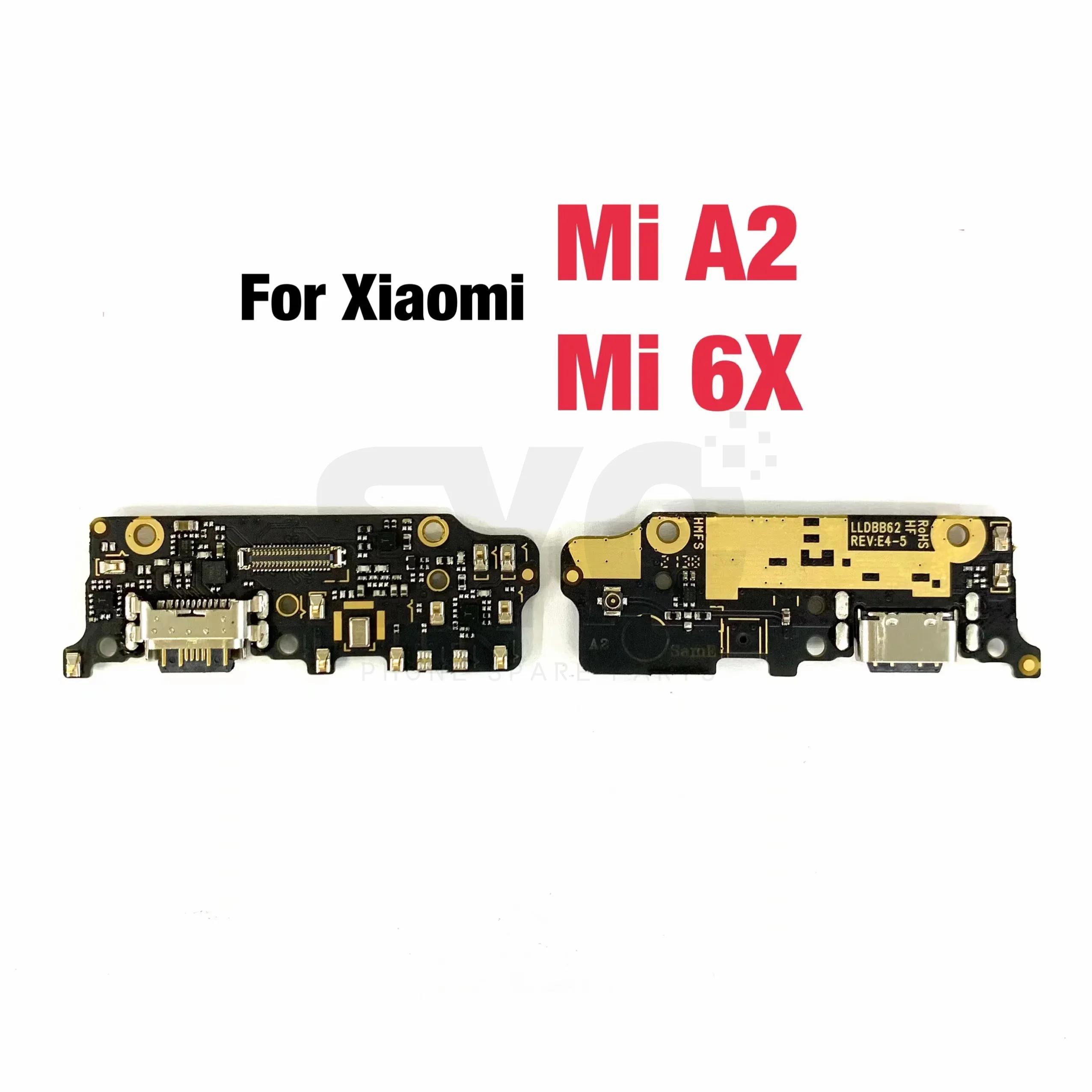 For Xiaomi Mi A2 Mi 6X USB Charging Dock Port Connector Board With Microphone Mic support fast charging Mi A2 Mi 6X