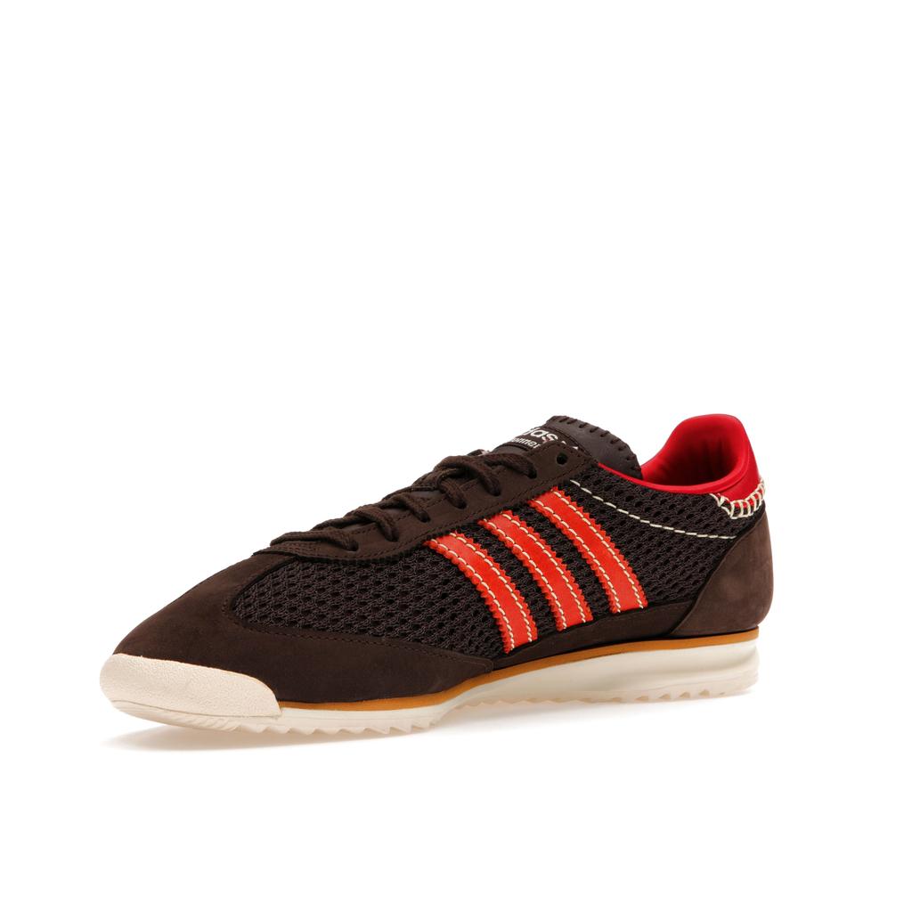 adidas Wales Bonner x SL72 Knit Brown Unisex Sneakers Dark-Brown Collegiate-Orange Cream-White IE1664