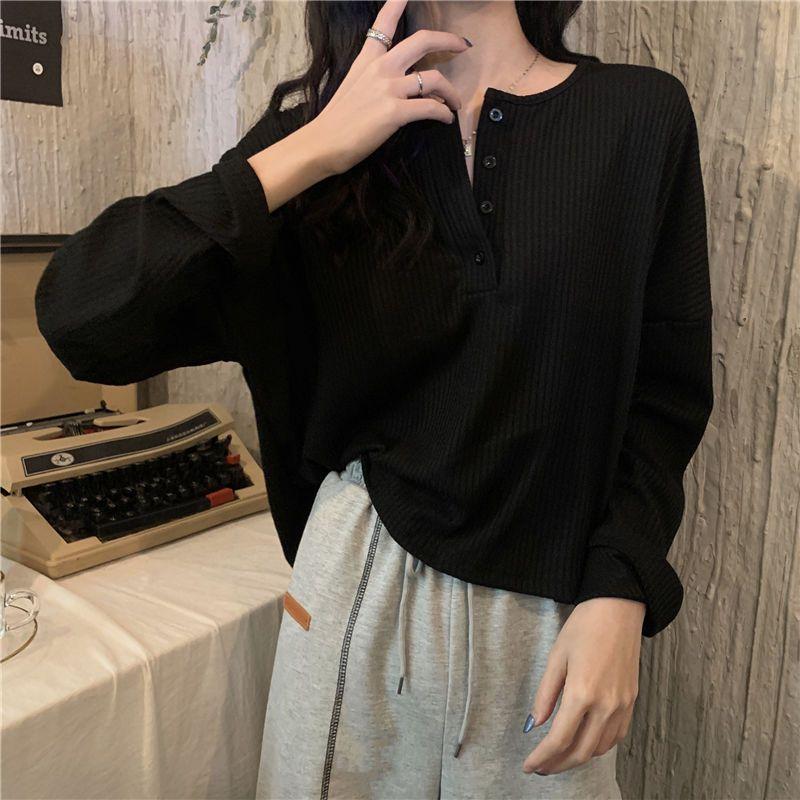 Spring Summer Autumn Solid Casual T-Shirts Female Pullover Women's Blouse Long Short Sleeve Slim Knitted Top Soft