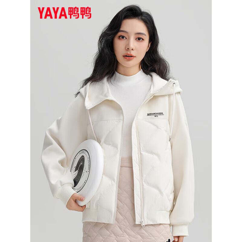 

YAYA Женский пуховик с капюшоном YE4B604371A, двухцветный S