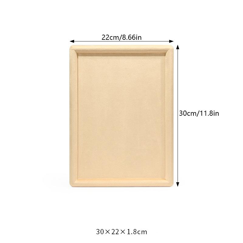 Jewelry Tray Show Stand Shop Organizer Velvet Solid Color Jewelry Display Tray Necklace Glasses Watch Display Props
