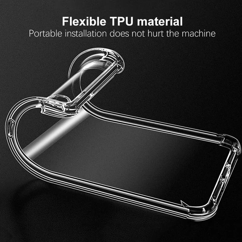 Transparent Four-Corners Shockproof TPU Soft Case For Honor X6 X6A X6B X7 X7A X8 X8A X8B X9 X9A X9B Cover Clear Fundas Coque