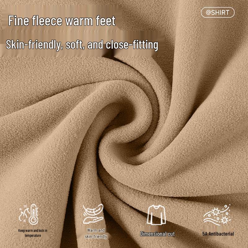 Mark Huafei Men's Warm Fleece Long Sleeve T-Shirt