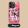 Date a Live Kotori Itsuka Glass MagSafe Mobile Phone Case for iPhone 17 16 15 14 13 12 11 Air Pro Max Plus Mini Colorful Cover