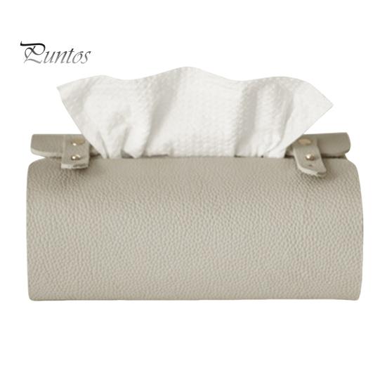 Space Saving Storage Box Faux Leather Tissue Box, Minimalist Napkin Holder for Living Multipurpose Organizer Room Desk, Decorative Dispenser