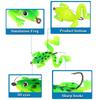 Fishing Large Mouth Lures Large Feet Frogs Baits Double Propellers Legs Freshwater Saltwater Frogs Lures Swimbaits Set