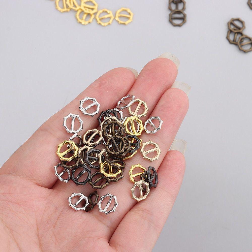 40pcs New 5mm Tri-glide Belt Buckle Mini Ultra-small Bags Buckles DIY Newest Small Strap Buckles Buttons Shoes Accessories
