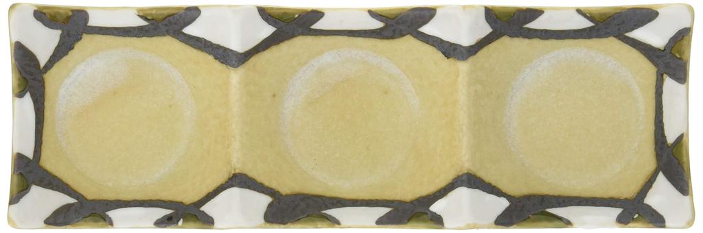 Set of 5 White Wave-patterned Condiment Dishes (Small) [20.2 X 6.6 X 3.3cm] [Japanese Restaurant, Inn, Japanese Tableware, Commercial Use]