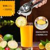 DFsucces Lemon Squeezer, Hand Juicer, Stainless Steel, Unbreakable and Washable, Suitable for Lemon, Orange, and Grapefruit Juice