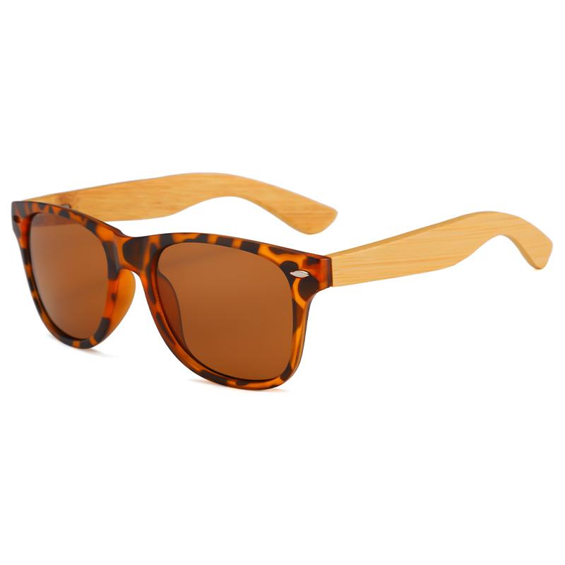 Fashion Wooden Vintage Square Sunglasses Retro Men Women Luxury Brand UV400 Outdoor Driving Fishing
