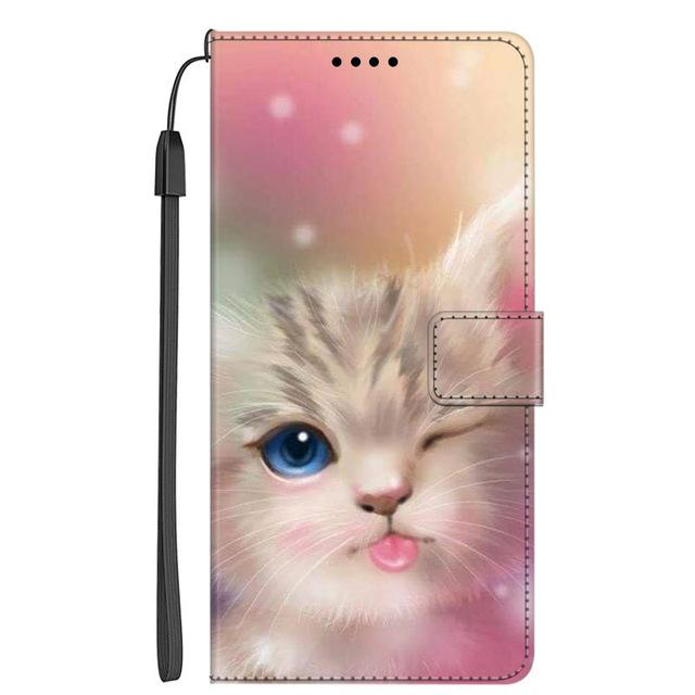 Leather Book Cover for Xiaomi 15T Xiaomi 15T Pro 5G Case Wallet Flip Cartoon Cute Cat Dog Coque for Xiaomi 15 Ultra 15 Pro 15 5G