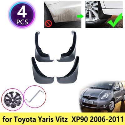 For Toyota Yaris Vitz XP90 2006 2007 2008 2009 2010 2011 Mudguards Mudflap Fender Mud Flaps Splash Guards Car Accessories