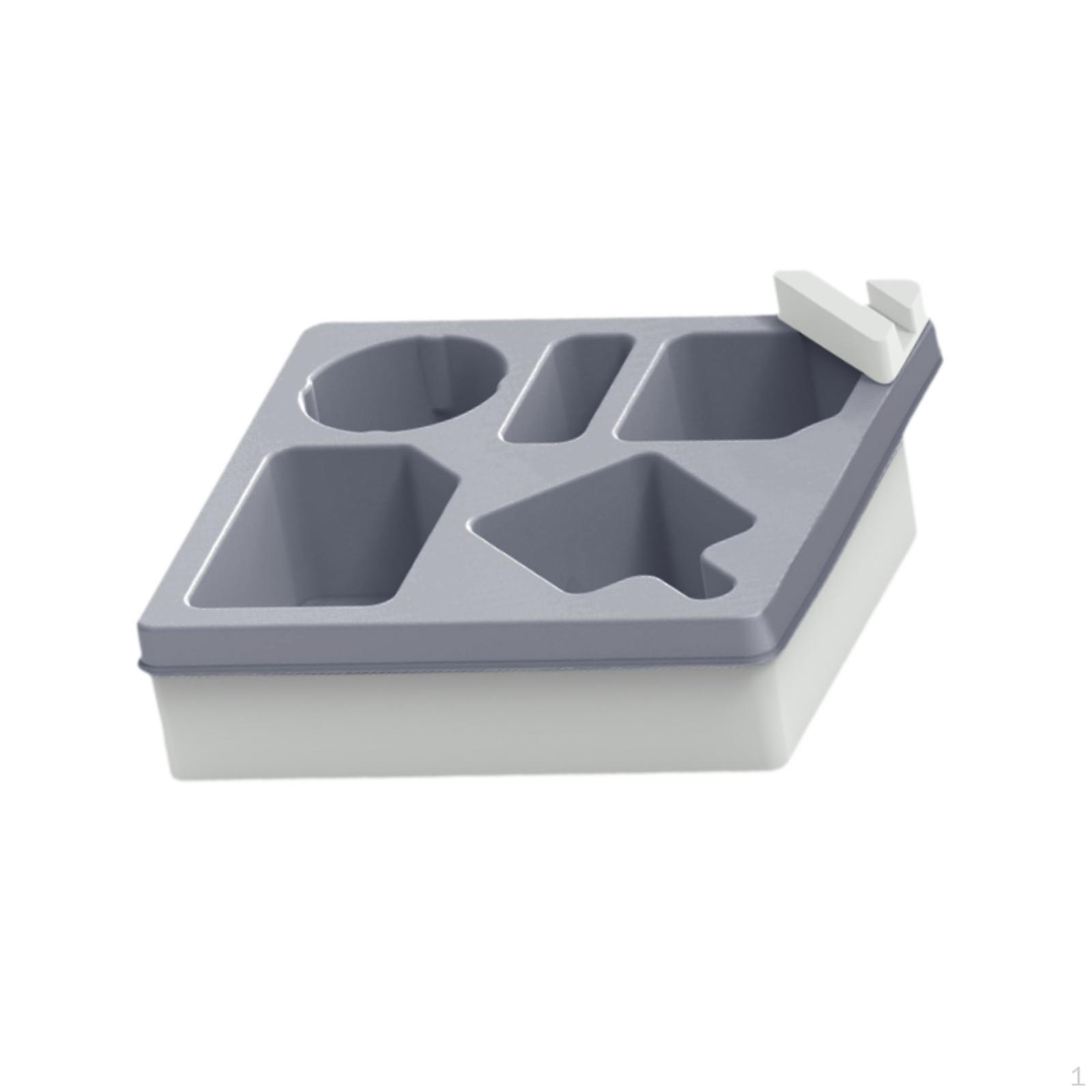 Подставка для чашки на диване силиконовый чехол для дивана компактный портативный ящик для хранения органайзер для кровати серый 2980₽