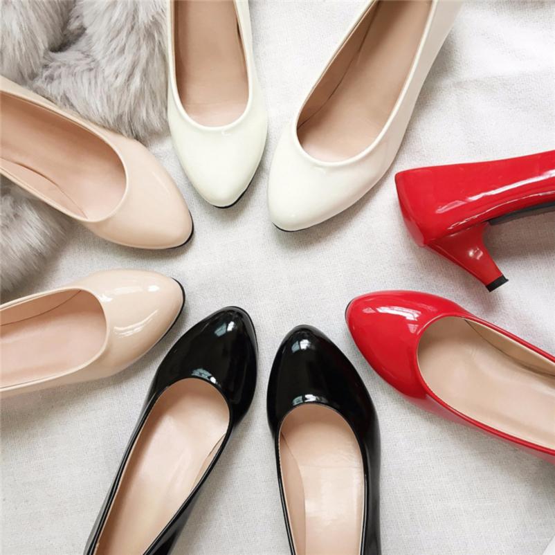 Women's Stiletto Mid High Heel Kitten Work Casual Smart Court Shoes Pump Sandals