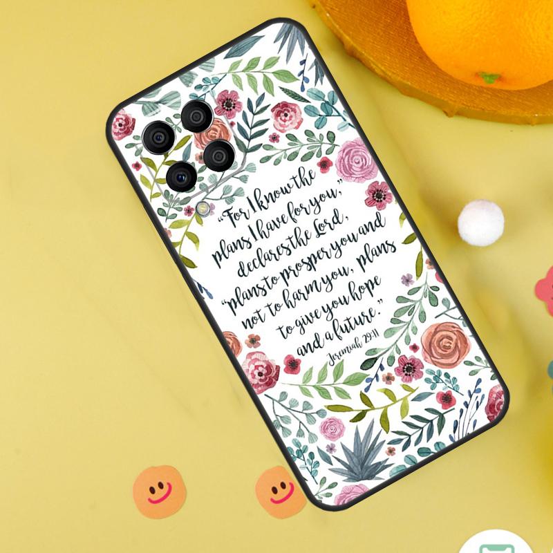 Bible Verse Jesus Christ Christian Case For Samsung Galaxy M13 M14 M54 M23 M16 M11 M21 M31 M20 M34 M52 M32 M12 M36 M56 M15 M55
