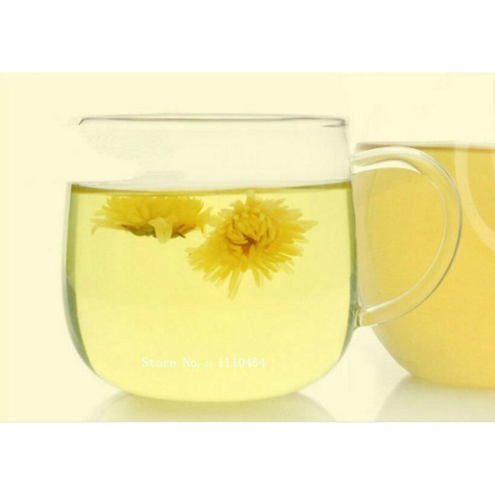 Dried Organic China Chrysanthemum Tea Flower Herbal Morifolium Ramat Tin 100g