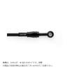 PRO Rear Brake Hose Stainless Steel for Cub Swage-Line Kit, Black/Black, CT125/Hunter (BTPB0047R)