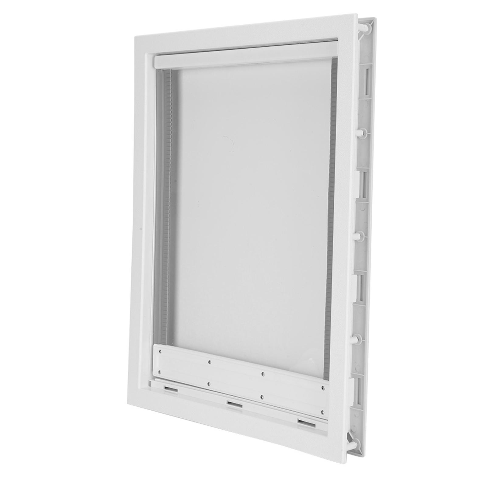 

Large Pet Door for Dogs Installation Simple Dog Pet Fence Special Entry and Exit Pet DoorWhite белый