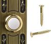 5-inch Retro Metal Doorbell Button With Light Wired Mount Wall-Mounted Doorbell Switch Waterproof UV Resistant, High Temperature