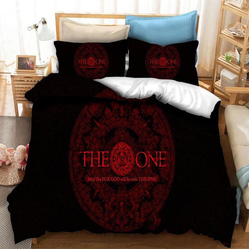 

3D Printing Babymetal Rock Band 3Pcs Bedding Set Boys Girls Twin Queen Size Duvet Cover Pillowcase Bed Kids Adult Home Textiles EU Single(135*200cm)3pcs