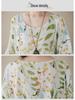 2023 Summer Pastoral Flowy Fairy Plus Size Women's Short Sleeve Dress