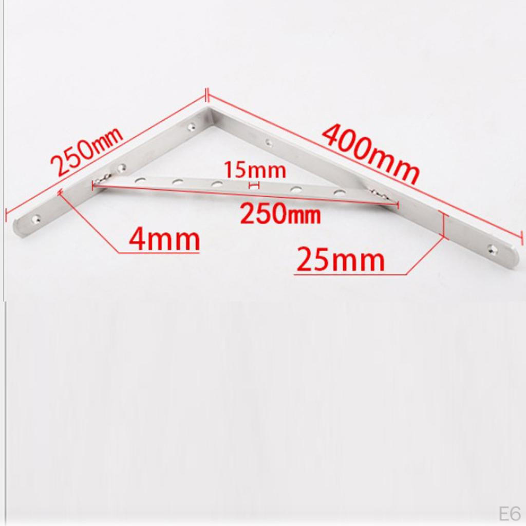 Heavy Duty Shelf Brackets Floating Shelves Triangle 90 Degree Angle Wall Mounted