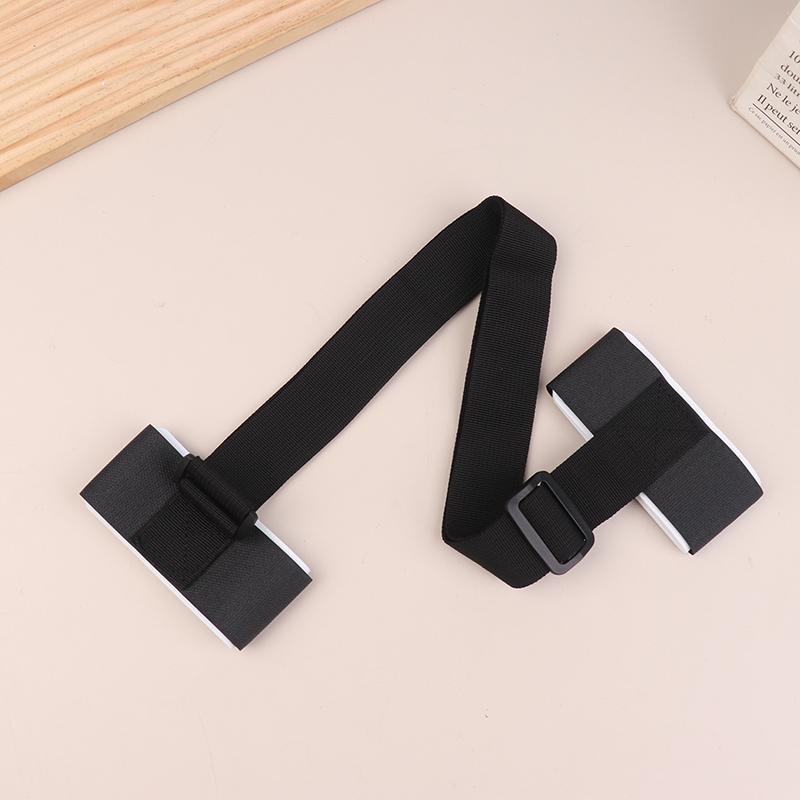 

Нейлоновый плечевой ремень для переноски лыжных палок, ручка-петля с регулируемой пряжкой, защитный черный нейлоновый ремешок для лыжных палок чёрный