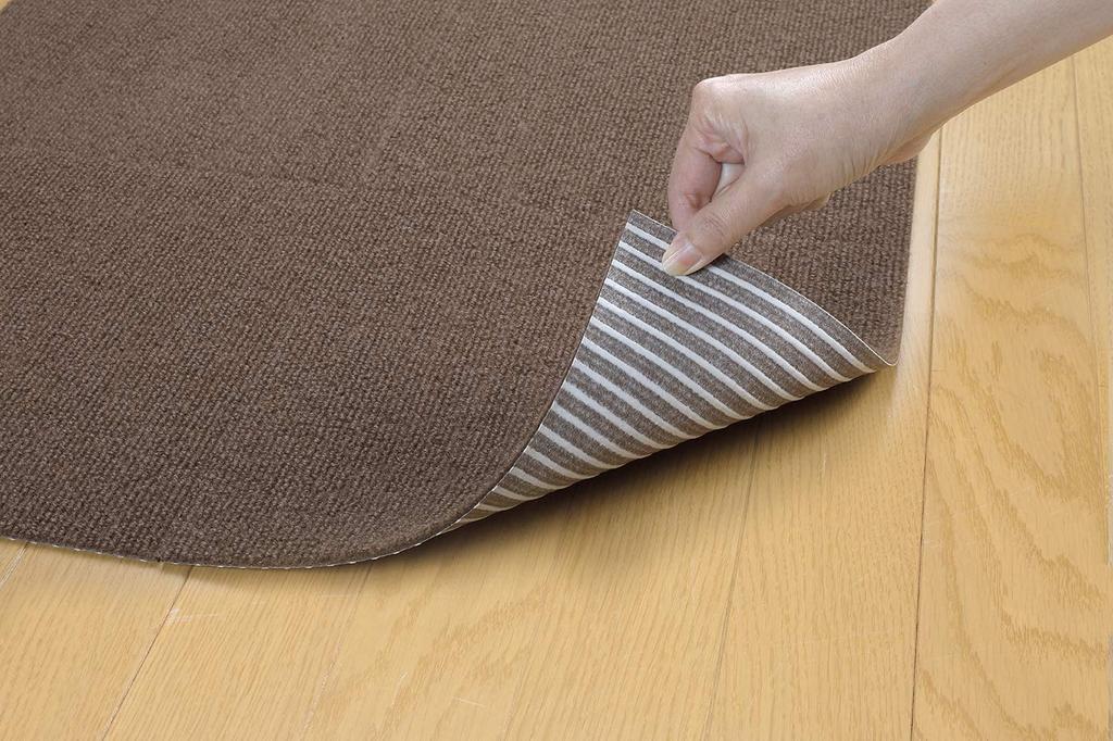 Sanko Joint Premium 9 Just Place and In Water Can Be Cut with Non-Slip Mat, Anti-Allergen Mat, Pieces, Brown, Carpet, Stick, KV-82 [Made Japan,