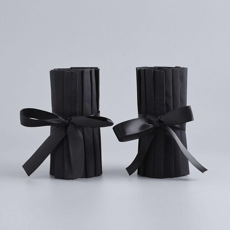 Women Detachable Sleeve Fake Cuffs Female Lace Pleated Flare Sleeve False Cuffs Ruffles Wristband Decorative Accessory