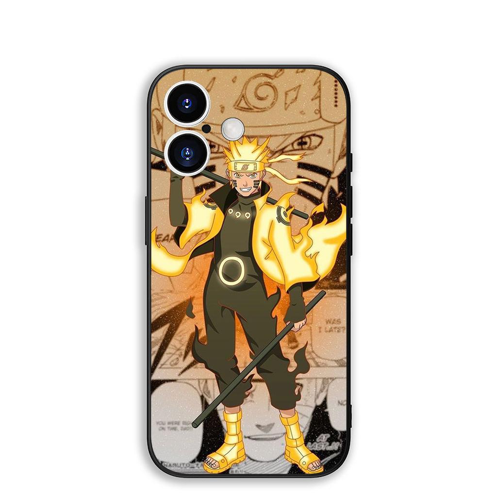 For Apple iPhone 17 16 Plus 13 12 Pro Max Mini X XR Xs ProMax 16E 15+ 17+ Air Phone Case Namikaze Minato Narutos Uchiha Sasuke