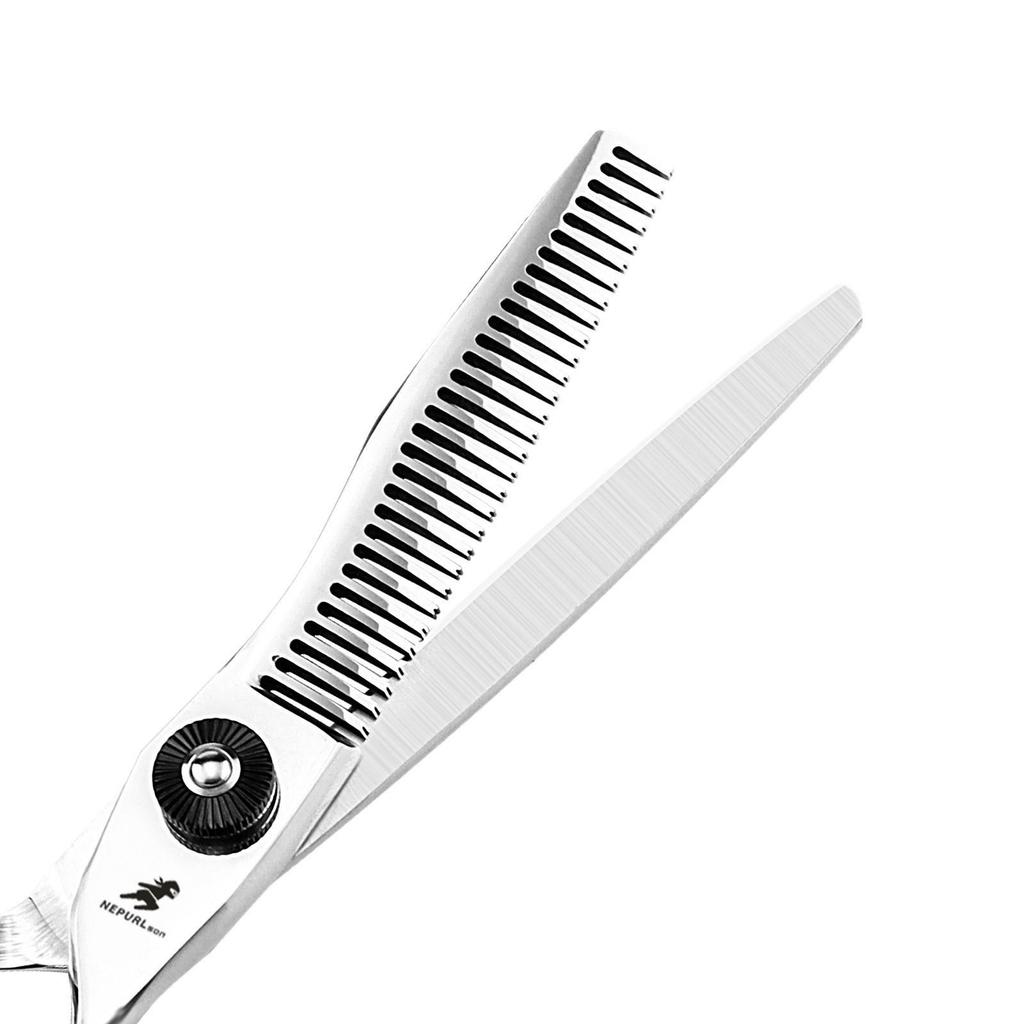6-inch Napson Black Gem Double-Sided Sword Hairdressing Shears