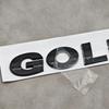 VW 2026 Hot VW Logo Chrome Noir ABS 3D Emblème GOLF Lettres Autocollant NKJYUUK Badge Coffre Arrière de Voiture Pour Golf 4 5 6 7 MK3 MK4 MK5